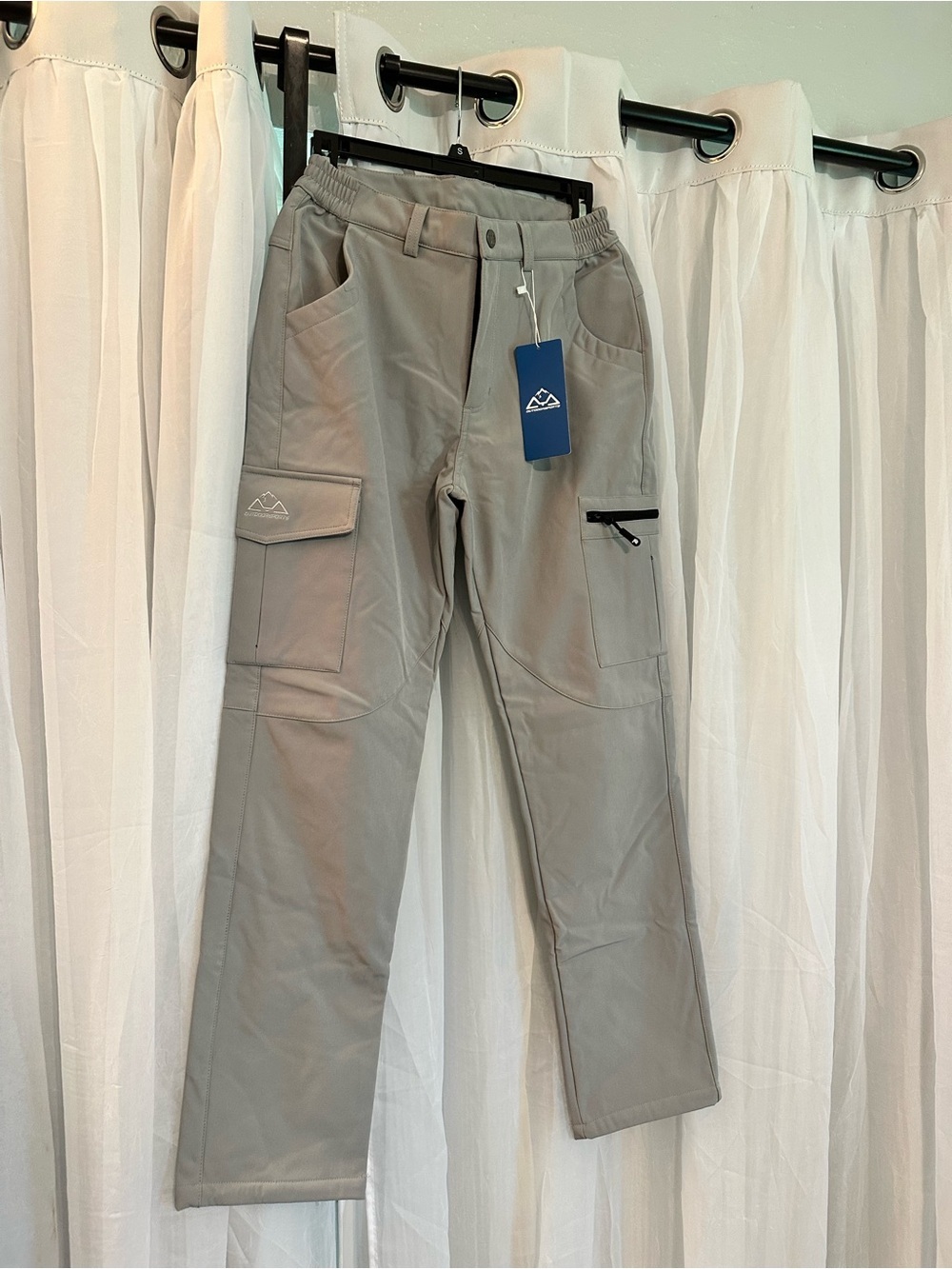 Outdoor Sports Men's Insulated Utility Cargo Pants - Gray